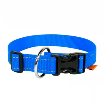 Нашийник Dog Extreme нейлон з ручкою блакитний 40 мм х 55-75 см COLLAR 67052