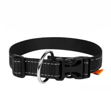 Ошейник Dog Extreme нейлон с ручкой черный 40 мм х 55-75 см COLLAR 67051