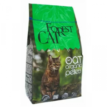 Наполнитель Forest Cat Oat Гипоаллергенный впитывающий  из овса 5 кг 1215