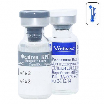 Вакцина Фелиген CRP 1 доза и растворитель Virbac