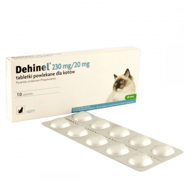 Дехинел 230 мг/20 мг для котов №10 KRKA