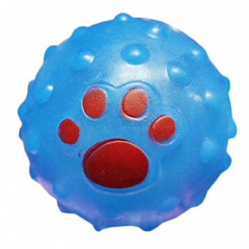 Игрушка для собак мяч винил с лапкой 8 см FOX FS-0034