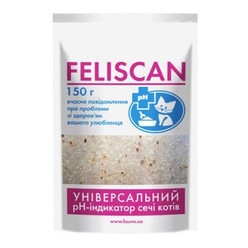 Феліскан FELISCAN рН-індикатор урологічних захворювань котів 150 гр Фауна України
