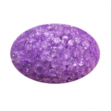 Игрушка для котов яйцо глицериновое фиолетовое с бубенчиком  3*4,5см FOX XWT002-4
