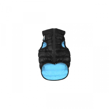 Курточка для собак двостороння чорно-блакитна AiryVest S35 Collar