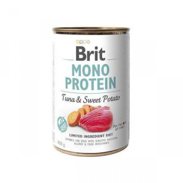Корм для собак Брит с тунцом и бататом Brit Mono Protein Dog k 400г
