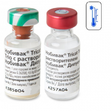 Вакцина Нобивак Трикет Трио + растворитель (1 доза) MSD AH